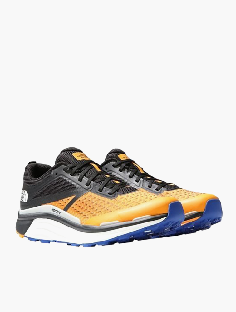Shop The North Face Cone Orange & Black Vectiv Enduris Ii Running Shoes